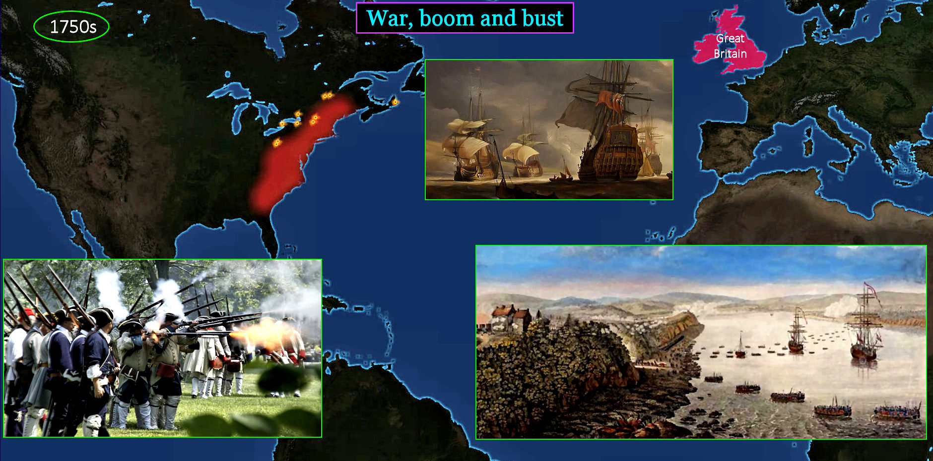 War boom and bust, 1760s